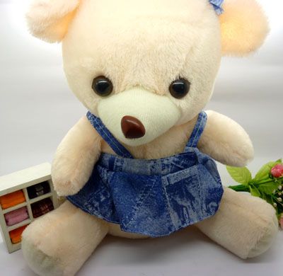 毛绒玩具 正版背带熊 抱抱熊 泰迪熊 生日礼物----背带熊