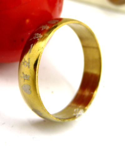 时尚男戒指指环爱我一万年戒子手饰8#