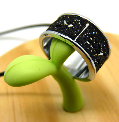 韩版男女情侣戒指项链饰品 磨砂对戒尾戒项链 时尚指环项链 生日礼物