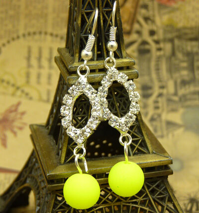 韩版耳环 防过敏水钻珍珠球耳钉耳坠合金气质满钻耳饰新款C4-3-1