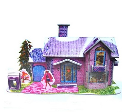 大号3D立体拼图模型-欢乐圣诞A25-3-2