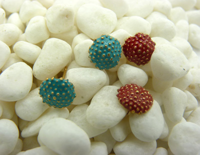 特价潮流耳钉老银匠工艺景泰蓝手工饰品耳钉合金耳饰品 花耳环葡萄耳钉爱心耳钉C6-2-3