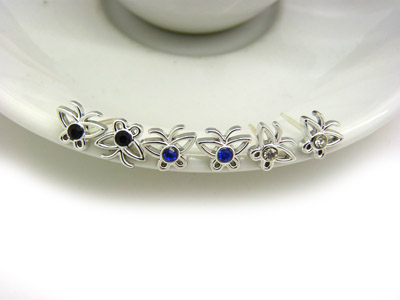 潮流新款韩版点钻 女款时尚耳钉女生饰品 个性合金锆石耳钉C6-2-3