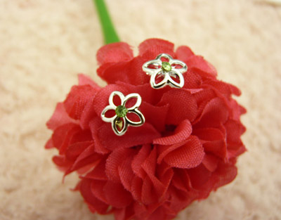 韩国韩版耳饰 合金锆石耳钉 潮流女耳饰品耳环 个性时尚合金耳钉C6-2-3