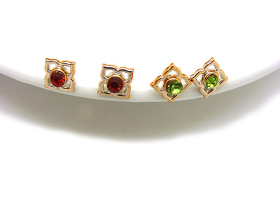 耳钉时尚韩版镶钻耳洞潮流耳钉女 韩国个性潮流耳饰品 合金耳钉C6-2-3