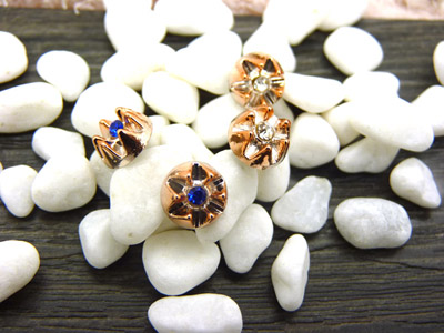 潮流个性女孩耳饰品 舞蝶锆石耳钉 韩版潮流耳钉 时尚合金耳钉C6-2-3