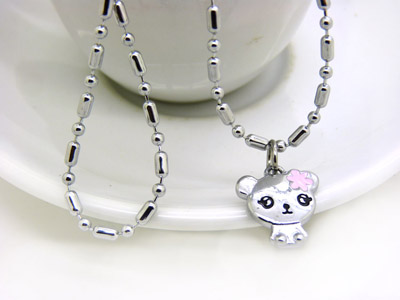 朋克项链潮男嘻哈说唱街舞帽骷髅藏银项链hiphop饰品B6-1-1