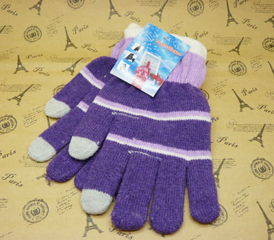 冬季男女情侣韩版加厚保暖手套 -触摸触屏手套