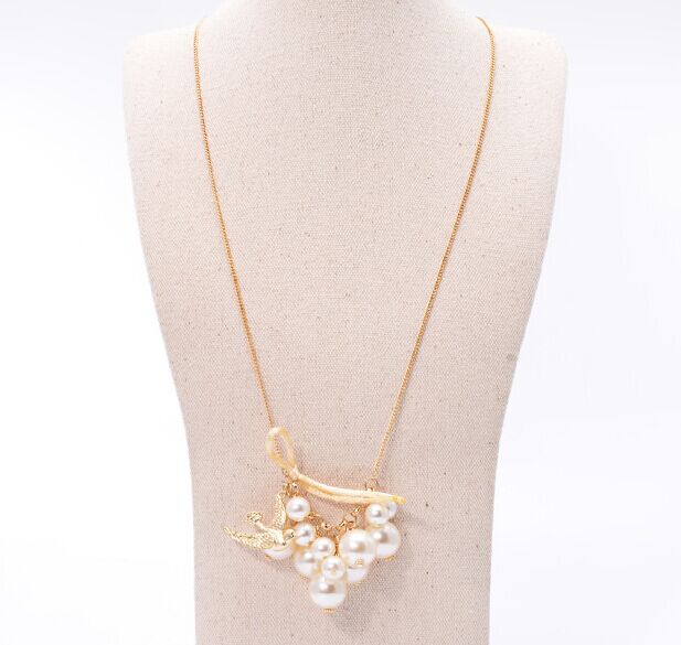 藏银合金日韩潮流 吊坠项链女 合金镶钻锁骨链送情侣礼物六C4-3-3