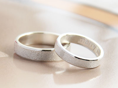 99足银纯银情侣戒指男女时尚磨砂对戒子手工定做纯银饰品