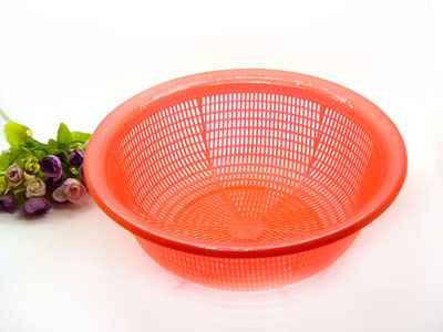 圆形塑料篮子 塑料筐沥水篮洗菜篮果篮 塑.