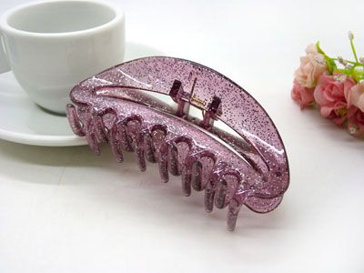 进口塑料大抓夹发饰大爪发夹多齿头夹马尾发夹发饰-9126---六C4-2-6