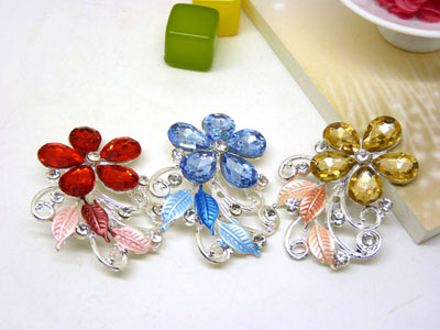 新款正品高档西装配饰女性胸花水钻花朵胸针韩版别针 -24号B2-1-5-6