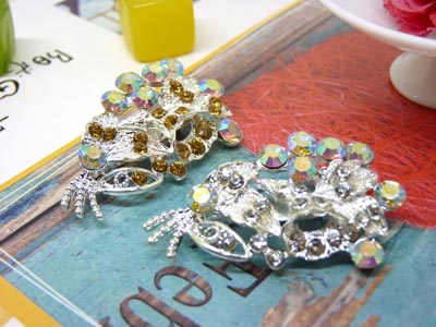 新款 胸针 花朵状胸花 高档满钻别针 流行衣服配饰 -16号B2-1-5-6