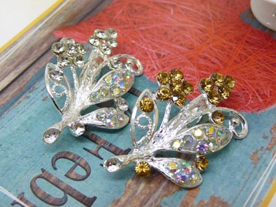 新款 胸针 花朵状胸花 高档满钻别针 流行衣服配饰 -16号B2-1-5-6