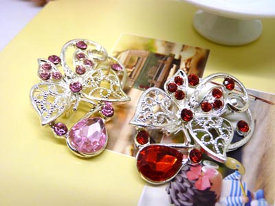 韩国饰品韩版胸花水晶胸针别针时尚女水钻花朵扣  -11号B2-1-5-6