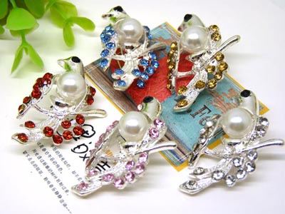 新款 仿珍珠花朵胸针 韩版时尚大号玫瑰女胸花别针 -9号B2-1-5-6