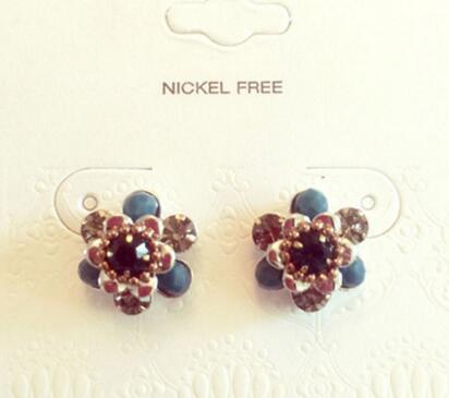 百搭耳钉女生日韩国简约气质甜美学生防过敏耳环幸运耳饰(B8-3-2)