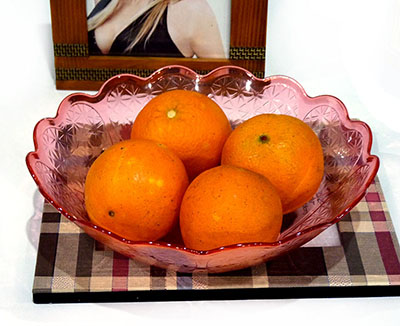 139果盘 酒吧KTV大果盘 圆形透明小吃碟 创意塑料花瓣纹水果盘八B42-2-1