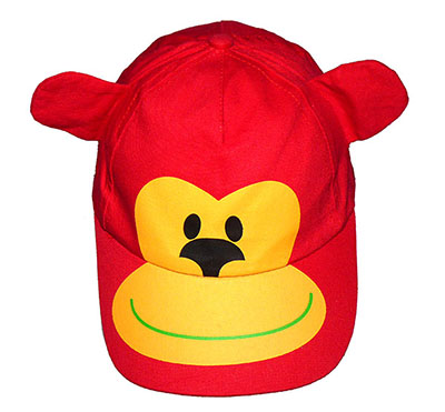 韩版儿童猴子夏天宝宝遮阳帽子男童嘻哈棒球帽女童亲子凉帽