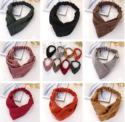 特价-批发新款韩版混款加厚发带发饰甜美小清新头饰交叉发带女士发箍六C4-2-2