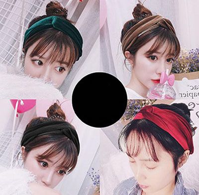 特价-批发新款韩版混款加厚发带发饰甜美小清新头饰交叉发带女士发箍六C4-2-2