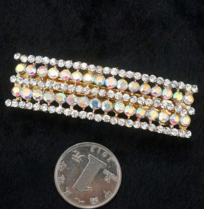 捷克满钻时尚镶钻边夹超闪头夹网红款百搭B9-2-2