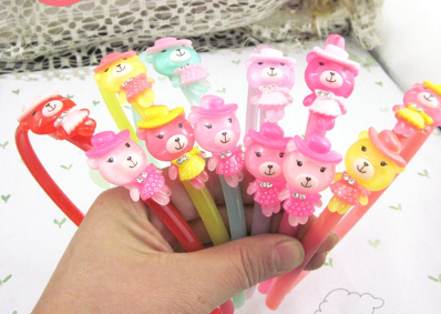 韩版公主发童发箍儿童卡通不断小女孩头扣头箍塑料宝宝发卡子C3-1-2