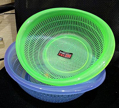 215腰型洗菜盆沥水篮洗水果洗菜神器菜篮厨房创意六B29-3-1