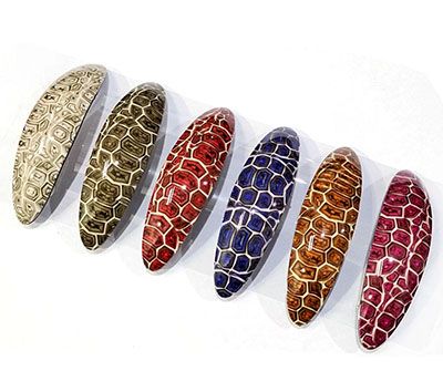 原价2.75元秒杀椭圆亚克力弹簧夹  多色百搭大横夹简约款顶夹六C5-1-3