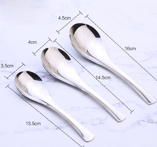 1号无磁勺家庭日用 勺子可爱儿童汤勺2元店日用百货8313六B36-3-2