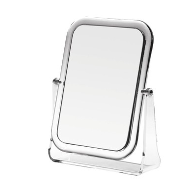 72---006-1号双面四方形镜子 打粉镜 台式化妆镜双面镜 梳妆镜E2-3-3