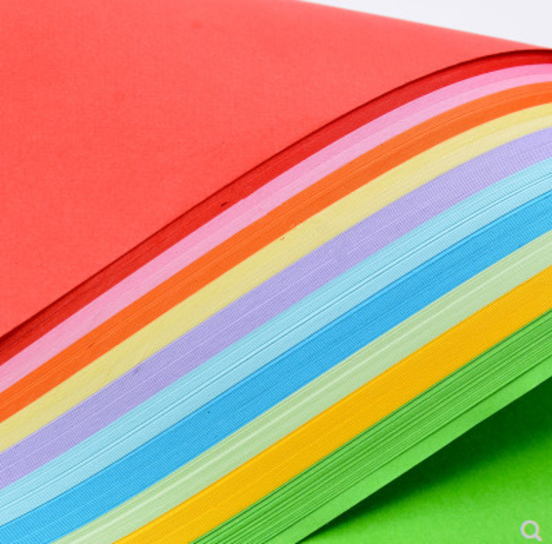 036彩色彩纸手工纸剪纸14*14cm厘米手工纸材料正方形 手工DIY折纸书C12-2-1