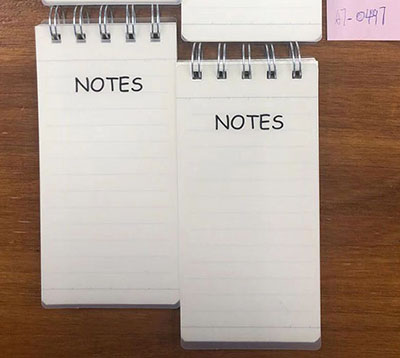 德派万品0497烫金笔记本70*150mm/E4-1-2