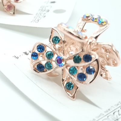 雪之恋 1号爪夹07 韩式迷你发夹 合金抓夹小号顶夹 简约侧边刘海夹 发饰发卡六C4-3-2