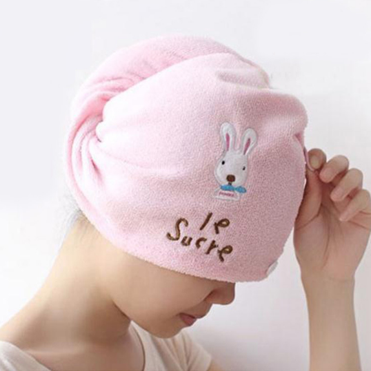 吸水可爱大象干发帽 超细纤维加厚兔子干发帽 咪兔干发帽六B29-3-2
