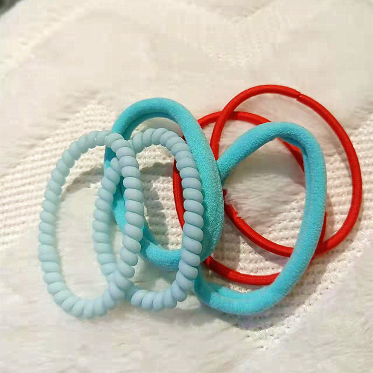 手环(2+2+2+）组合 皮筋简约打结编织发圈扎头发头绳高弹力耐用发绳头饰----20号六c2-3-2