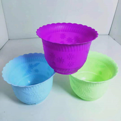 C-7大花盆 角盆高角脚塑料棱角花盆苗圃角盆基地育苗种植盆六B28-1-1