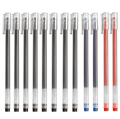 巨无霸中性笔0.5针管式签字笔 考试办公写字笔-黑六B27-2-3