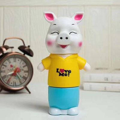 三节猪--硬胶存钱罐同学生日礼物幼儿园大班毕业小朋友奖品六B10-3-3