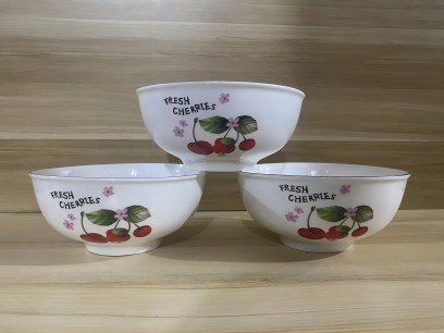特价一等7寸樱桃多用-陶瓷碗米饭碗家用饭碗碗加厚30/件D5前