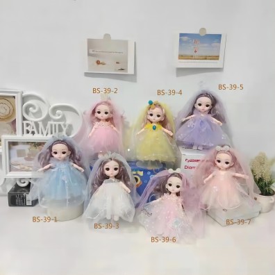 新款洋娃娃玩具16厘米关节娃娃女孩礼物10/B35-3-3