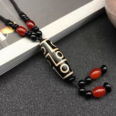 014九眼天珠南红吊坠西藏琉璃玛瑙项链转运珠男女士挂件