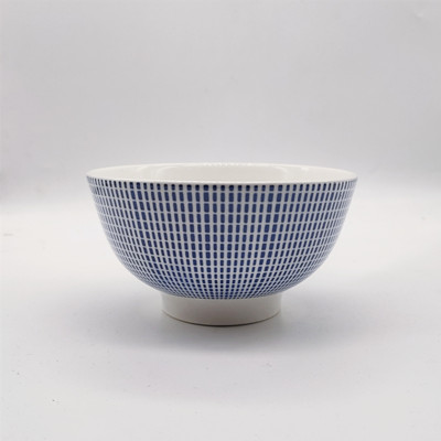 （二级）4.5寸直口碗日式创意家用陶瓷碗饭碗 100/件 D7-2-1