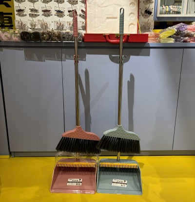 1002家用扫把簸箕套装组合扫地软毛帚笤帚垃圾铲组合 40/件六B15-1-4
