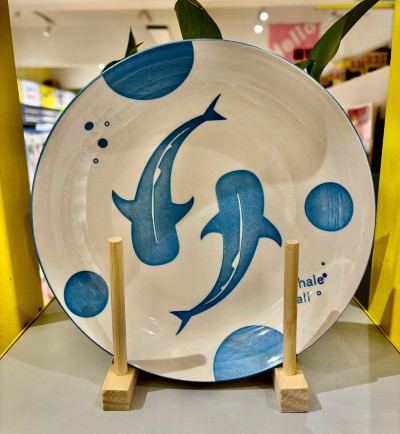 （一级）8.3寸全彩中式复古家用陶瓷盘子圆盘菜盘-年年有余 60/件六A7-2-1