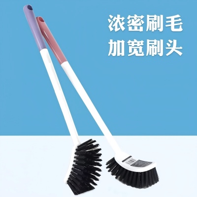 1281方形卫生刷硬毛清洁马桶刷家用长柄刷无死角马桶刷 160/箱六B14-1-3