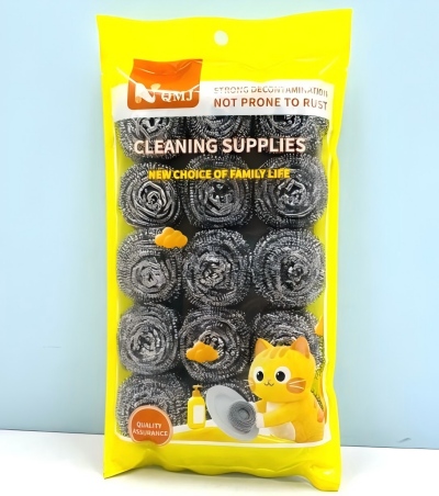 QMJ-2688十五个钢丝球清洁组合 150/件六B10-3-3