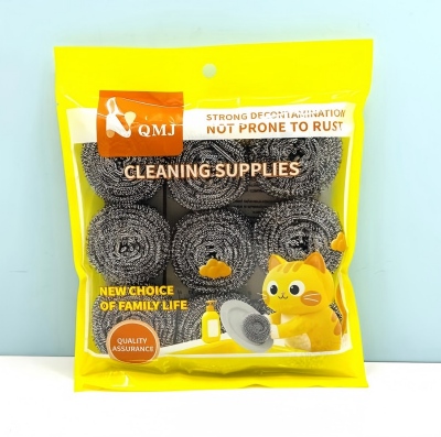 QMJ-2689九个装钢丝球清洁组合 200/件八B10-3-3