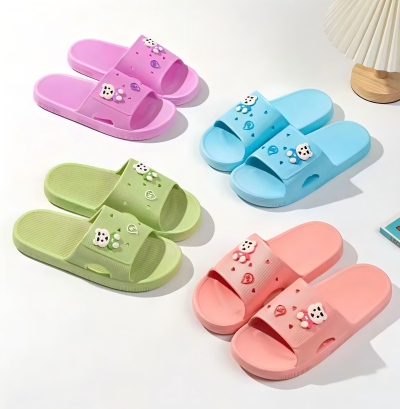 D31春秋季平底防滑休闲内外穿厚底坡跟百搭凉拖鞋 80/件六A5-2-3-4